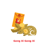 Lunar New Year Gong Xi Sticker by digibank ID