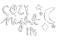 Staying Home Night In Sticker