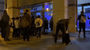 Demonstrators Dispersed by Police in Columbus, Ohio, During Daunte Wright Protest