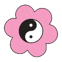 Yin Yang Flower Sticker by Frasier Sterling Jewelry