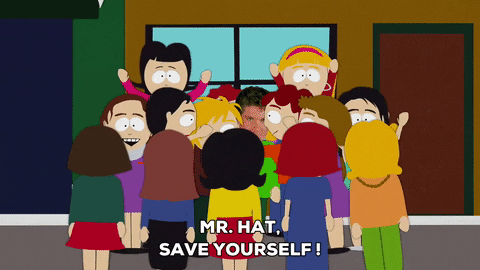 crowd door GIF by South Park 