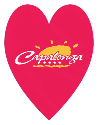 Heart Village Sticker by Camping Capalonga