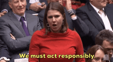debate brexit parliament jo swinson we must act responsibly GIF