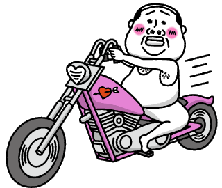 Motorcycle Harley Sticker