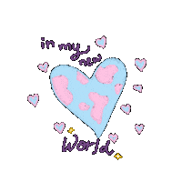 ariarina world seventeen my world new world Sticker