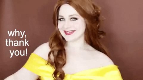 Happy Beauty And The Beast GIF by Lillee Jean