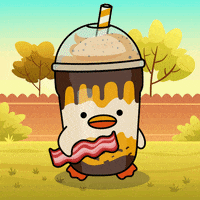 digitalducks stabby quacks cartoon duck digital ducks GIF