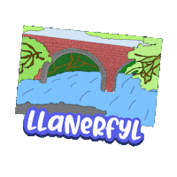Llanerfyl Sticker