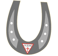 Horse Shoe Sticker by GUESS