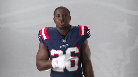 Be Quiet Sony Michel GIF by New England Patriots