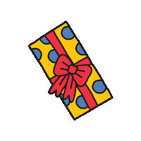 Christmas Present Sticker by Maeve Chocolate