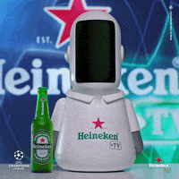 HeinekenBr cheers futebol cerveja ucl GIF