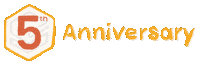 5Thanniversary Sticker by Skooldio