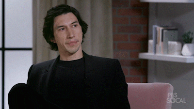 Adam Driver Yes GIF by PBS SoCal