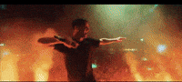 sonymusiccolombia party pizza jump martin garrix GIF
