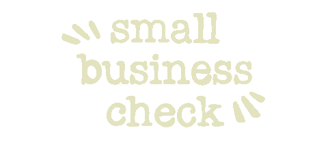 _designsbyzoe small business small business check Sticker