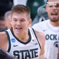 Yelling Lets Go GIF by NCAA March Madness