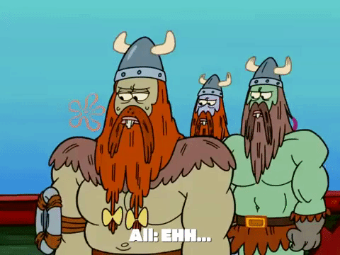 season 6 dear vikings GIF by SpongeBob SquarePants