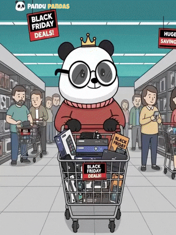 Black Friday Shopping GIF by Pandu Pandas