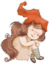 Girl Illustration Sticker