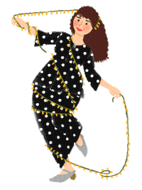 girls sabrina Sticker by Whimsigirl
