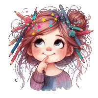 Girl Sticker