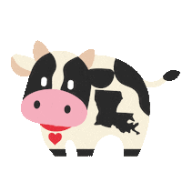geauxdairy cute ice cream cheese milk Sticker