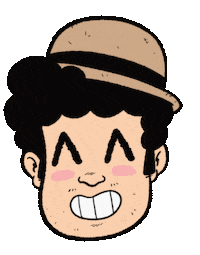 Geoffrey-Champin fun comics cowboy sneaky Sticker