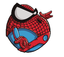 Spiderman Graffiti Sticker by Franco de Colombia