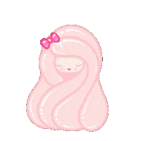 vanesalongchamp doll 귀엽다 인형 kokeshi Sticker
