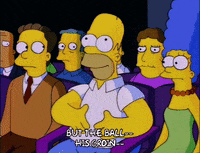 homer simpson laughing GIF