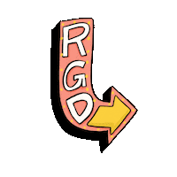 Rgd Sticker by Red Giraffe Designs