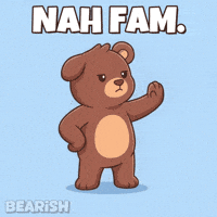 Hold On No GIF by BEARISH