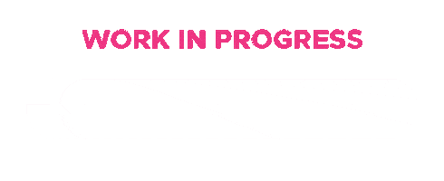 Pink Working Sticker