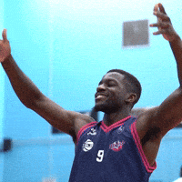 Celebrate Hands Up GIF by Bristol Flyers