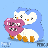 I Love You Hug GIF by Pudgy Penguins