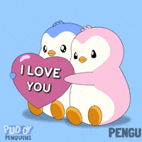 I Love You Hug GIF by Pudgy Penguins
