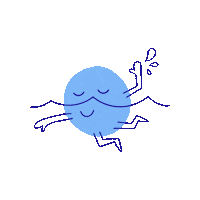 DrinkJove swimming cell hydration jovewater Sticker
