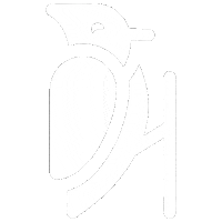 White Bird Hello Sticker by Vogele3000