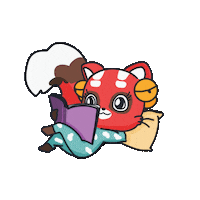 Manga Read Sticker by Right Stuf Anime