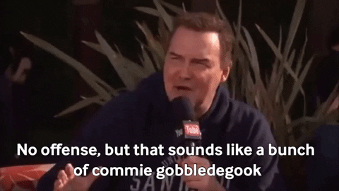 jongabriel giphygifmaker norm macdonald commie gobbledegook GIF