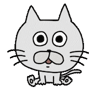 Cat What Sticker by aicopan