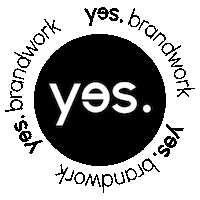 Typography Yes Sticker by yes.brandwork