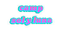 Summer Camp Fun Sticker by Camp Sol y Luna