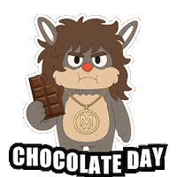 Hungry Chocolate Cake Sticker