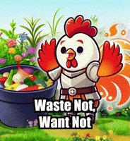 Waste Not GIF by Zorooster