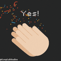 LoopLabStudio reaction happy yes celebration GIF