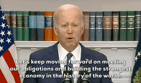 Joe Biden Debt Ceiling GIF by GIPHY News