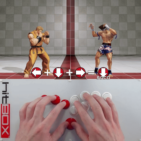 HB - KOFXV - Ryo - Kohou - DP SOCD - P1 Side