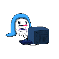 Staying Up Late Video Games Sticker by Magic Eden